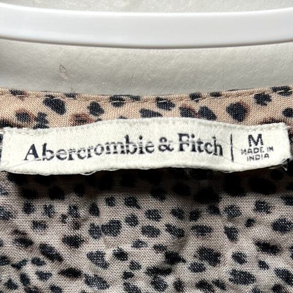 Abercrobie & Fitch leopard print bodysuit womens medium flowy boho chic trendy - Picture 5 of 8
